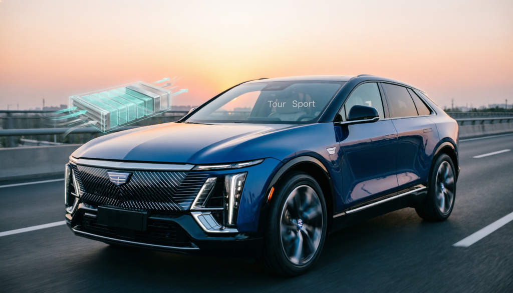 do the driving modes in cadillac lyriq offer different ranges or battery usages?