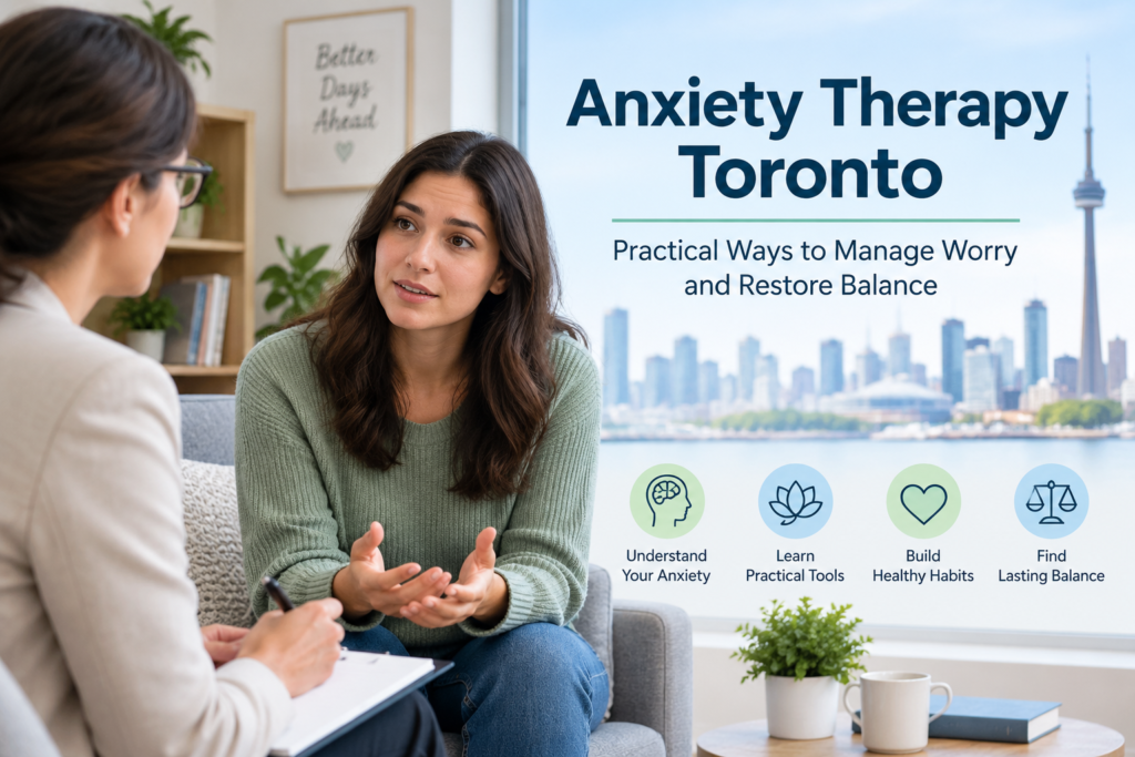  Anxiety Therapy Toronto – Practical Ways to Manage Worry and Restore Balance