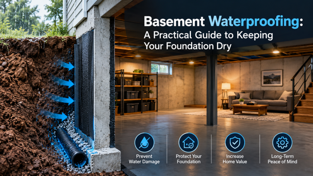 Basement Waterproofing: A Practical Guide to Keeping Your Foundation Dry