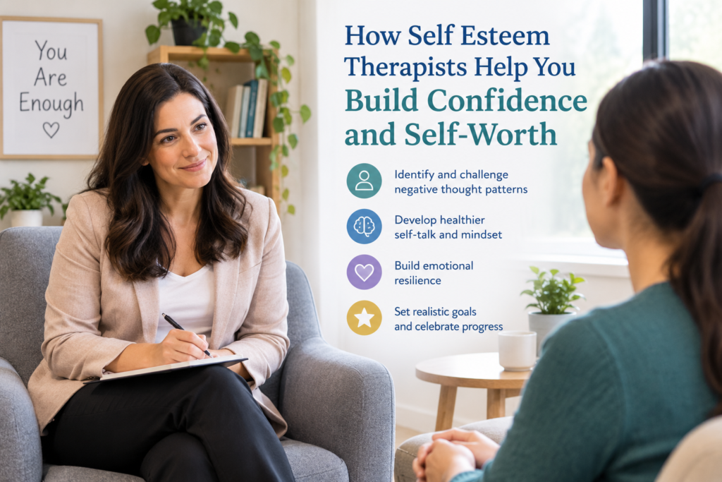  How Self Esteem Therapists Help You Build Confidence and Self-Worth