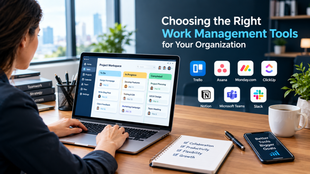 Choosing the Right Work Management Tools for Your Organization