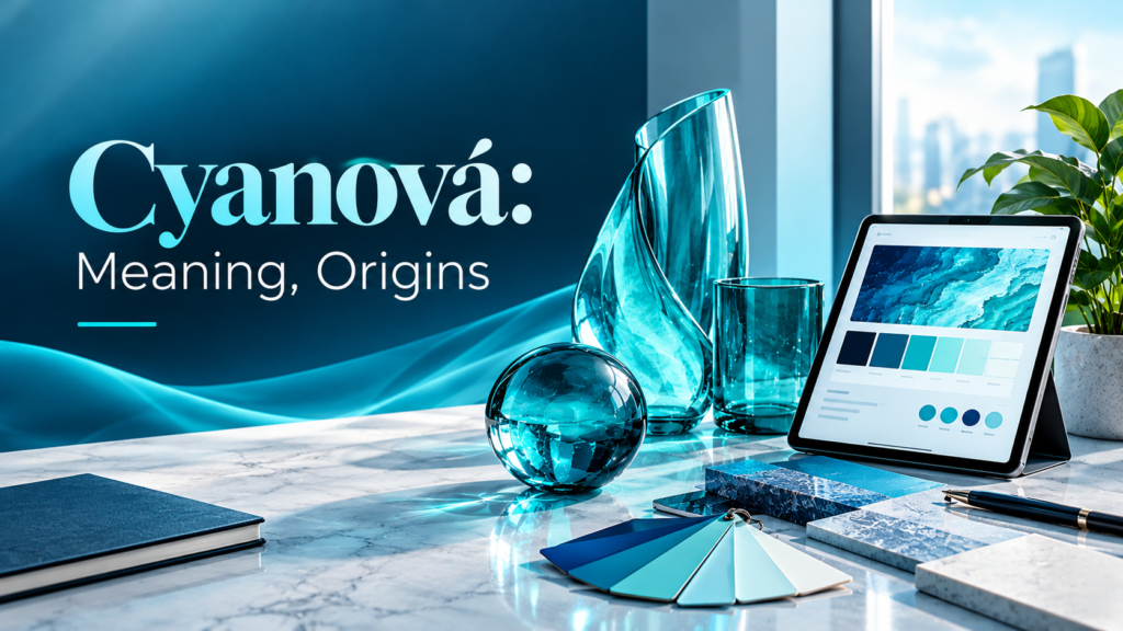 Cyanová