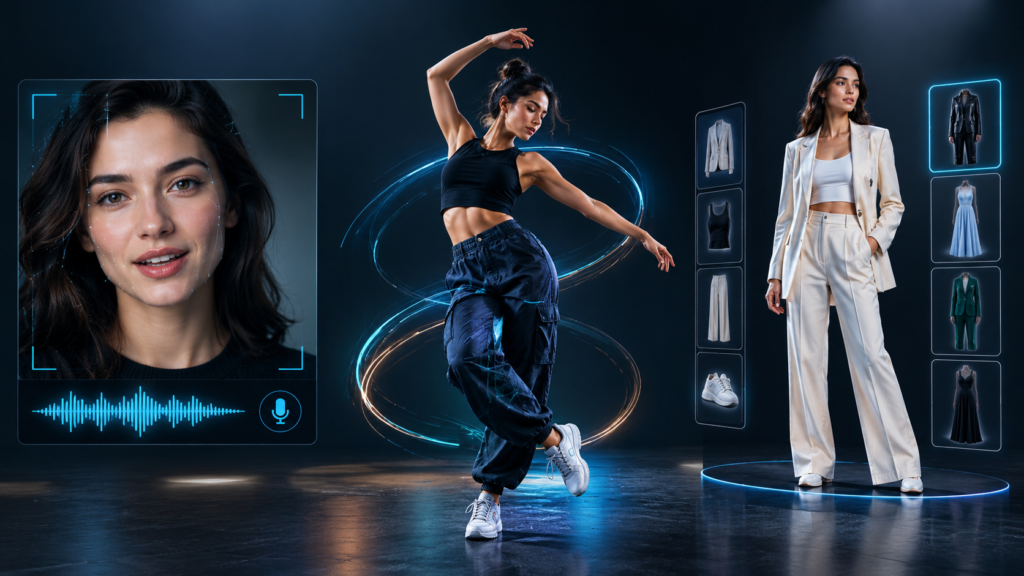 Talking Photo AI, AI Dance Generator, and AI Clothes Changer