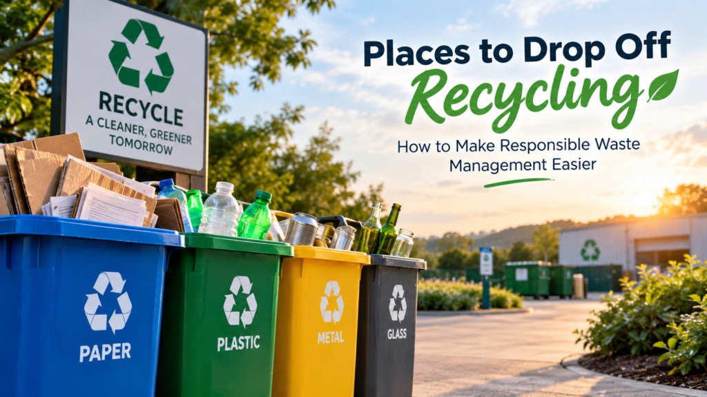 Places to Drop Off Recycling: How to Make Responsible Waste Management Easier