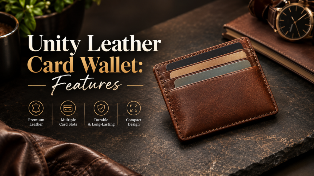 unity leather card wallet