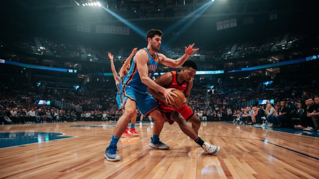 oklahoma city thunder vs houston rockets match player stats
