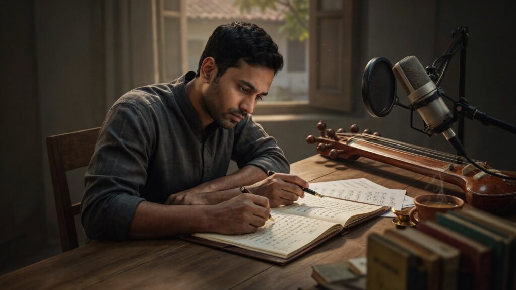 how to compose odia lyrics with rhyme scheme